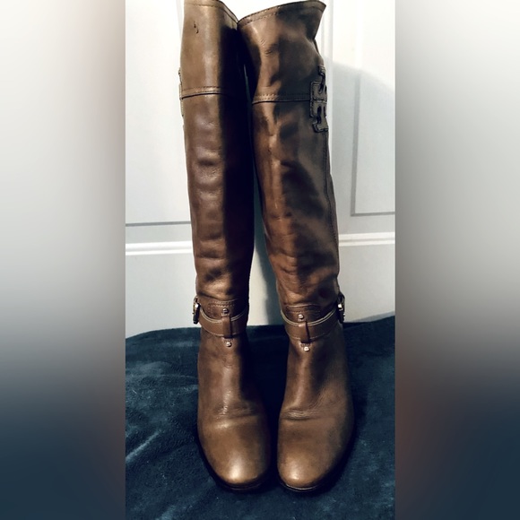 Tory Burch Patterson Leather Classic Riding Boot Sz 7.5 - Picture 3 of 5